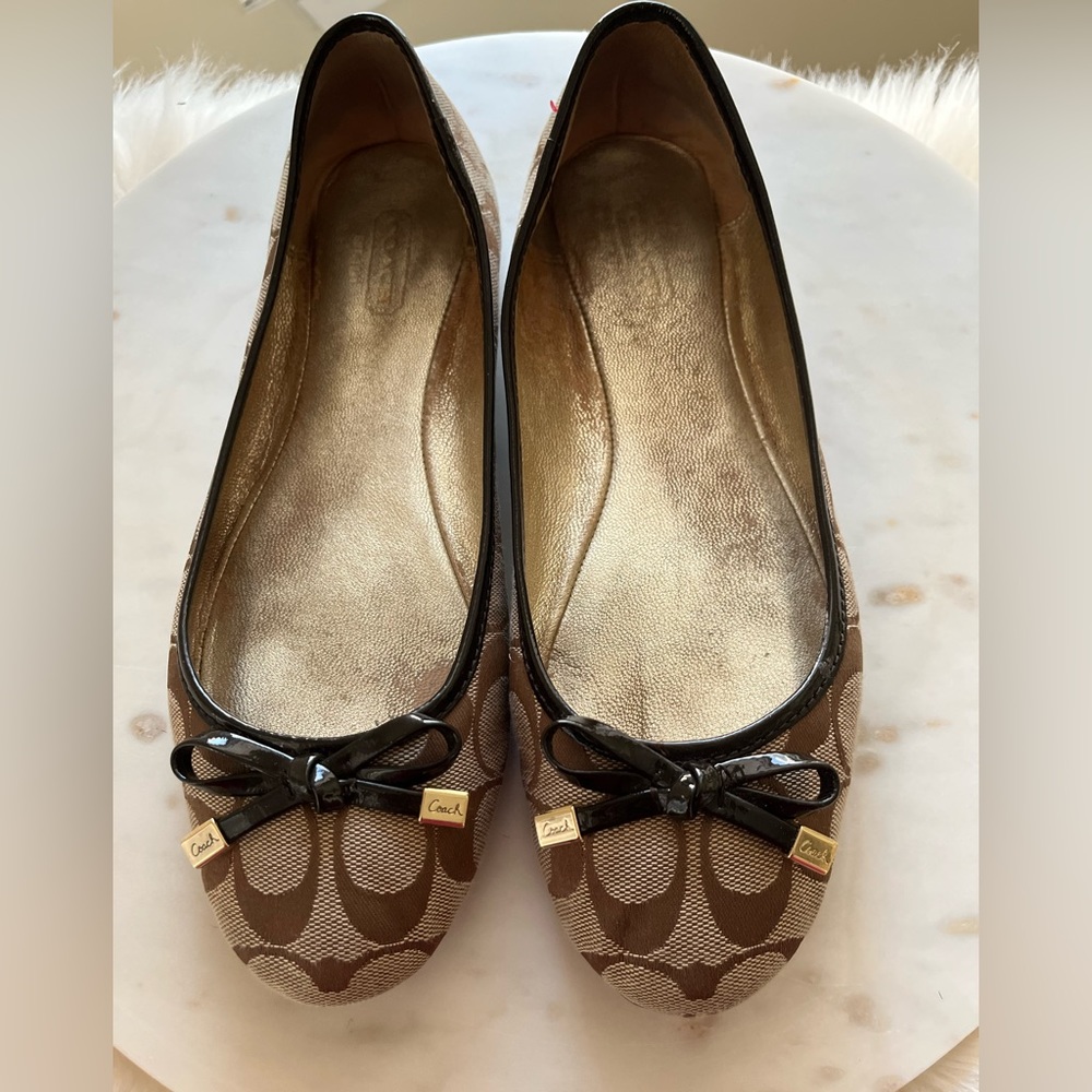 #coach #signature #balletflats
